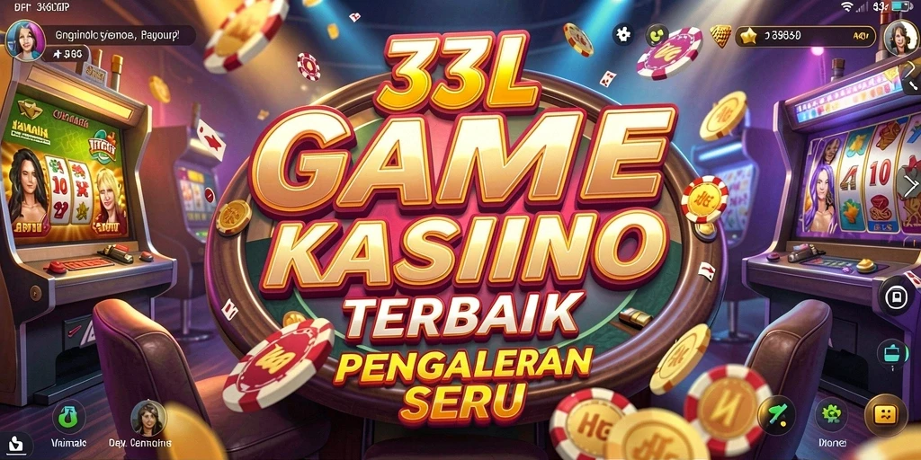 Tampilan gameplay 33L yang menampilkan suasana kasino digital yang mengasyikkan.