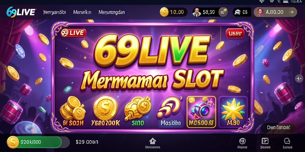 Tampilan gameplay slot di 69LIVE yang seru dan mengasyikkan.