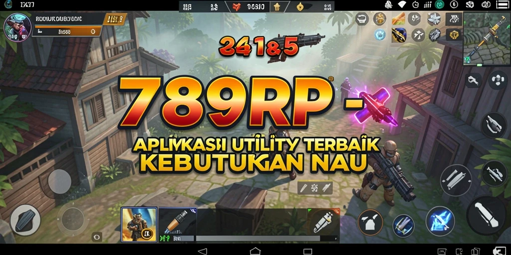 Tampilan utama 789RP dengan berbagai fitur Utility yang menarik.