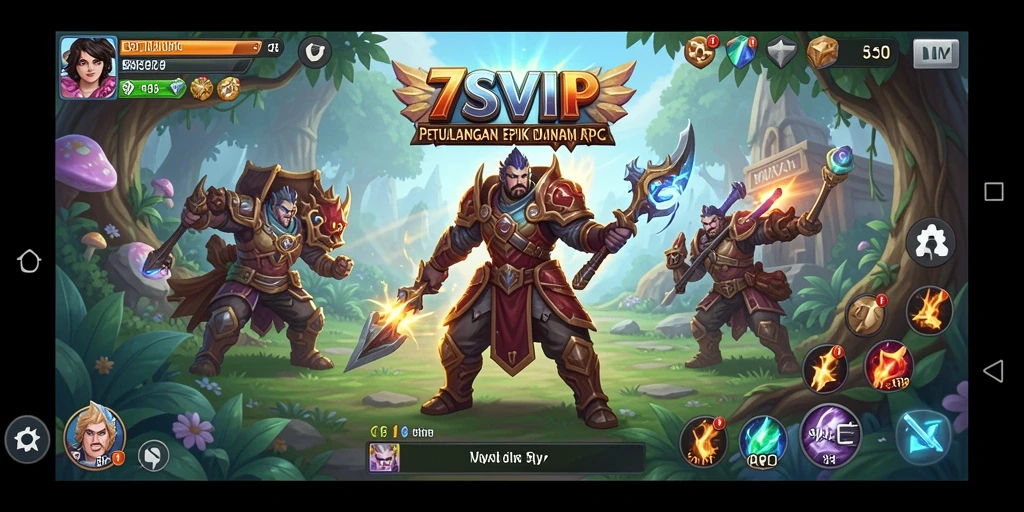 Tampilan gameplay RPG yang mendebarkan di 7SVIP.