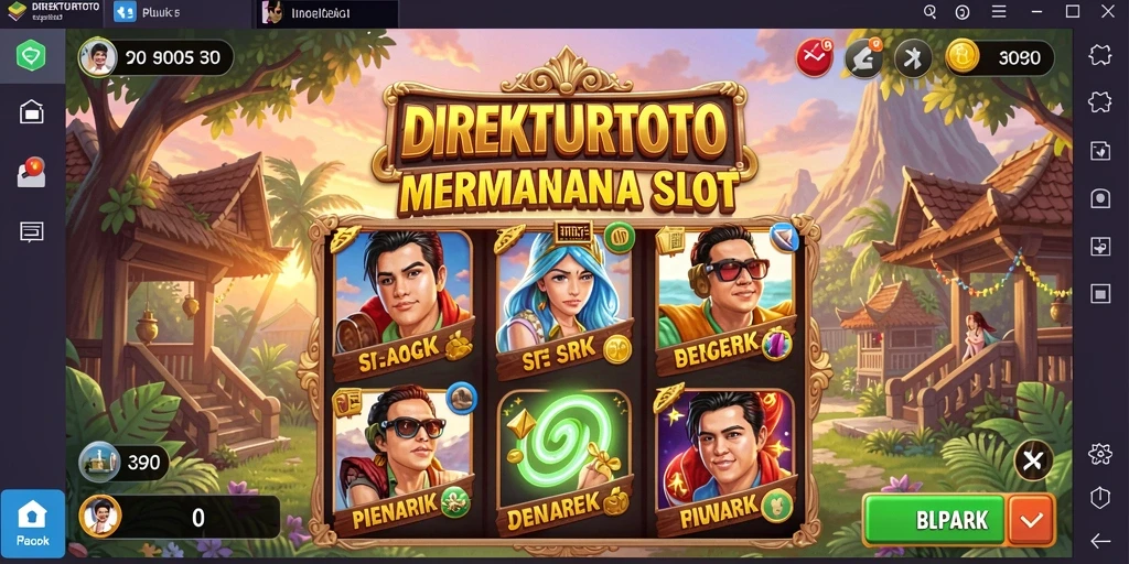 Tampilan gameplay menawan dari game Slot DIREKTURTOTO.
