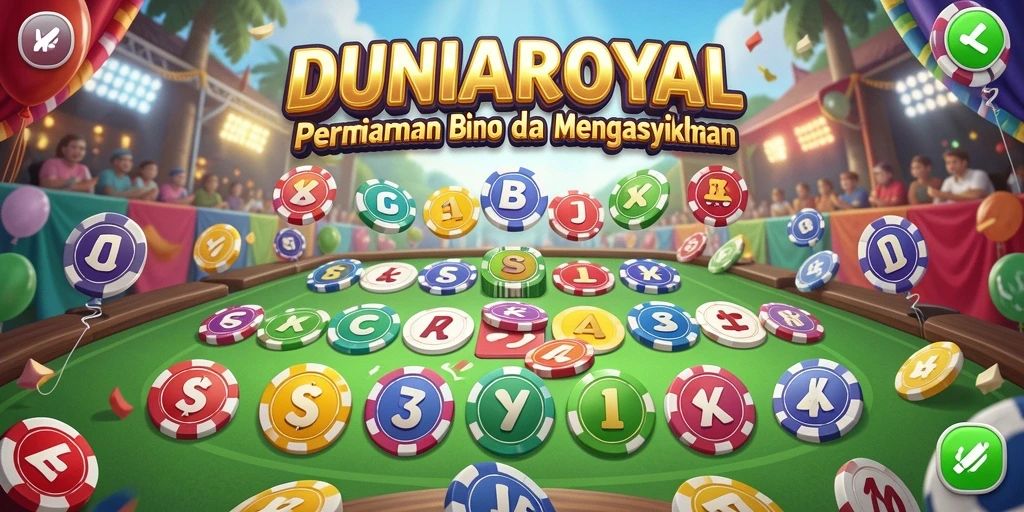 Menampilkan tampilan gameplay BINGO yang menegangkan dan penuh keseruan.