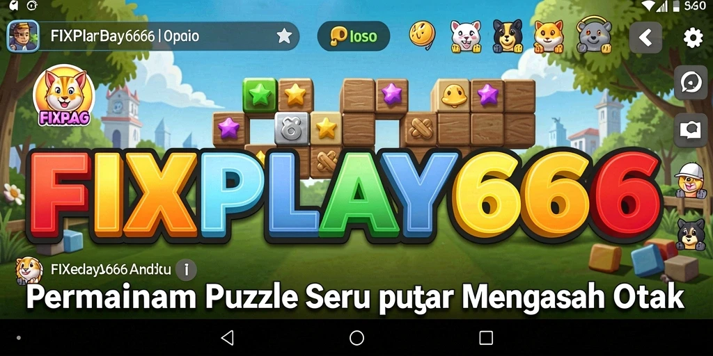 Tampilan gameplay mendebarkan dari FIXPLAY666 dengan berbagai puzzle menarik.