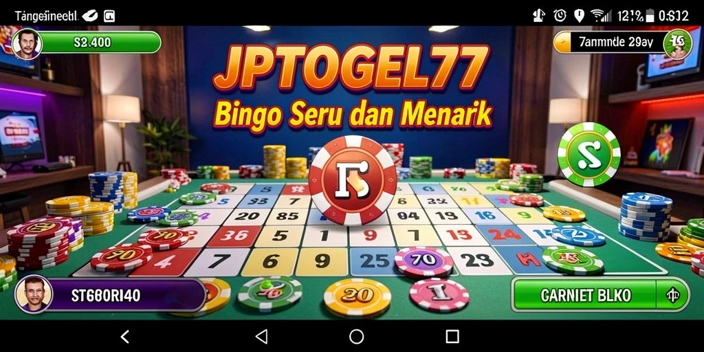 Tangkapan layar gameplay Bingo yang menampilkan aksi seru di JPTOGEL77.