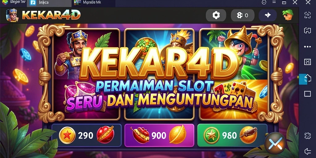 Tampilan gameplay menegangkan dari KEKAR4D yang menggoda pemain.