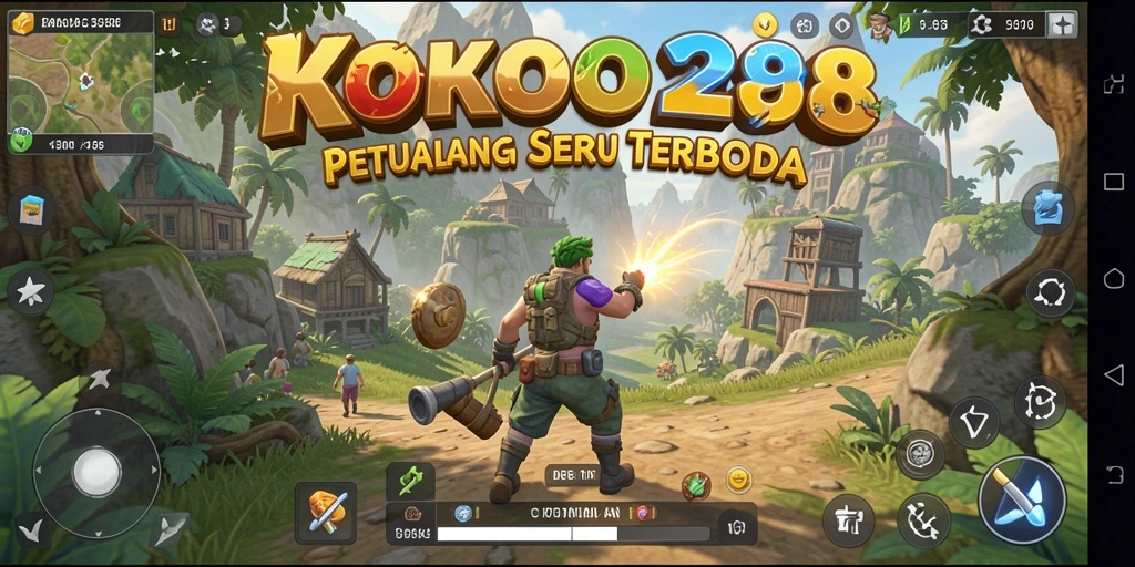 Screenshot KOKO288 menampilkan aksi seru di dunia Open World.