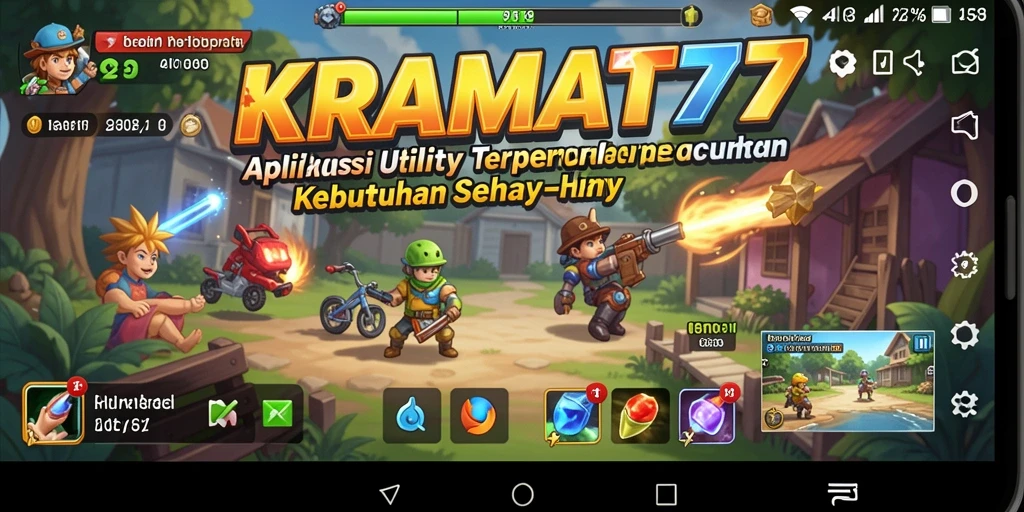Tampilan antarmuka KRAMAT77 yang sederhana dan fungsional.