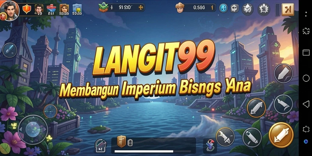 Tampilan gameplay LANGIT99 yang menarik saat membangun bisnis.