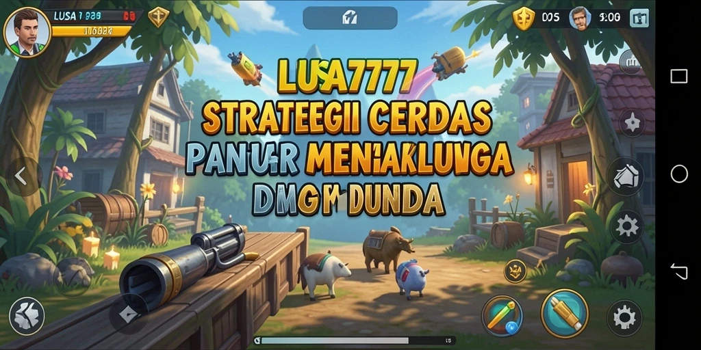 Tangkapan layar LUSA777 menunjukkan pertempuran strategis yang intens.