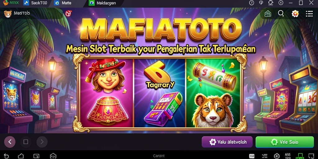 Gameplay Slot MAFIATOTO yang penuh warna dan menarik.