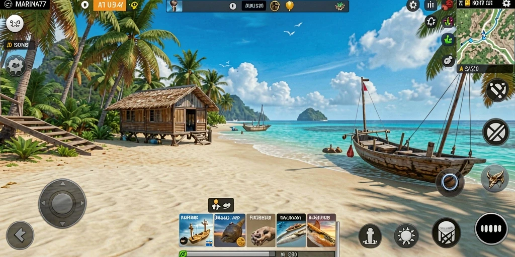 Screenshot utama MARINA77 menampilkan fitur pengingat dan manajemen waktu.