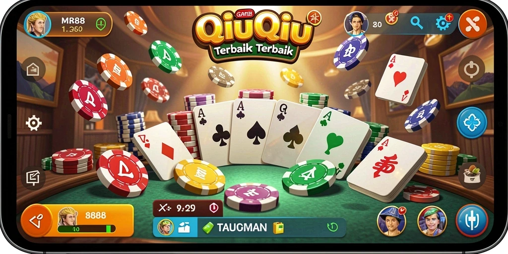 Gameplay seru dari MR888 yang menunjukkan strategi QiuQiu.