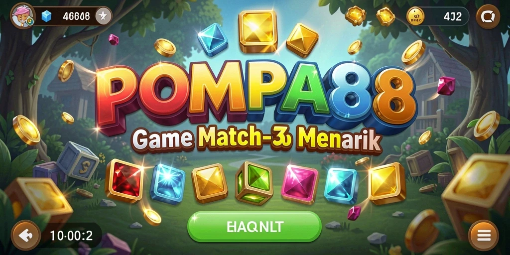 Tampilan gameplay POMPA88 yang menggugah semangat dan menarik.