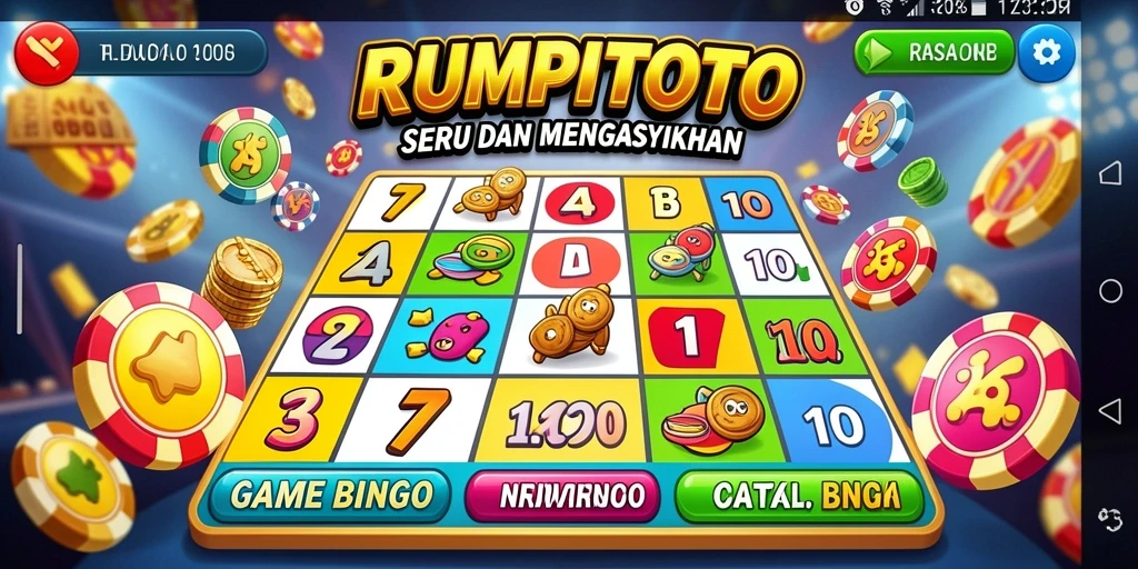 Screenshot RUMPITOTO menampilkan gameplay Bingo yang memikat.
