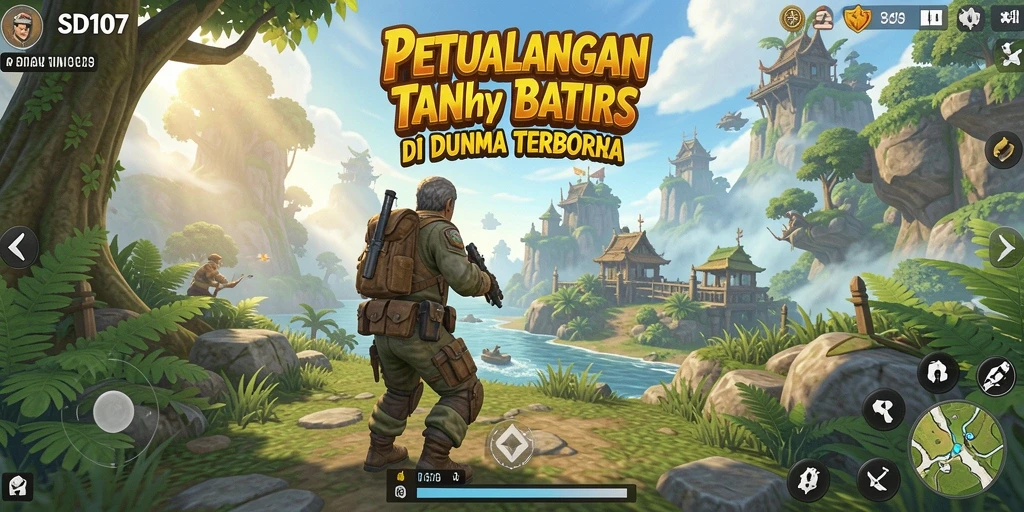Tampilan gameplay Open World yang mendebarkan dan beragam.