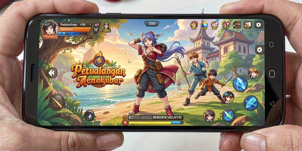 Gameplay T6 yang penuh warna dan seru dalam dunia Anime.